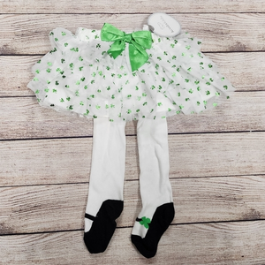 Koala Kids St Patrick's Day Shamrock Tutu Tights Skirt‎